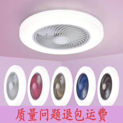简约超薄吸顶吊扇灯卧室客厅房间饭厅电风扇静音遥控一体