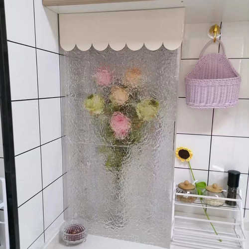 亚克力水波纹包管道遮丑装饰水管亚克力包管石头纹亚克力板