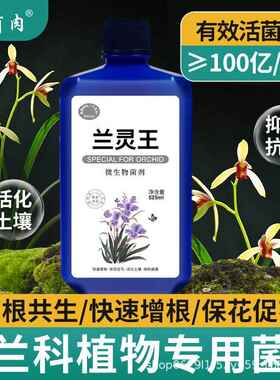兰灵王兰花专用营养液肥料兰陵王EM菌兰科蝴蝶兰墨兰君子兰促花液