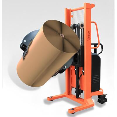 HOULAR卷膜翻转车站驾式平衡重选配60度旋转抱夹步行平板夹堆高