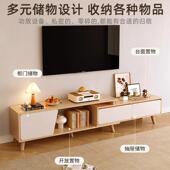 矮柜储物柜日式 一F01F木风电视柜下方置原物架伸缩纳书柜收柜子体