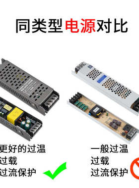 cob长条灯开关驱动电源 200V转12V24V48Vled无频闪恒流变压器