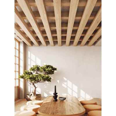 老榆木假梁实木空心梁吊顶装饰板材餐厅装修假木梁天花墙柱板定制