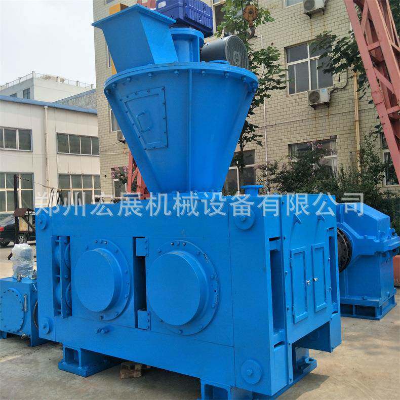 明矾粉生石灰粉辊式压球机黄土型煤易脱球自动成型机