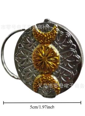 Triple Moon Silver Locket With Tree Life三月银吊坠