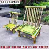 式 楠竹餐椅家用靠背餐椅002酒凳子餐厅店卧室禅意竹椅子日边椅高