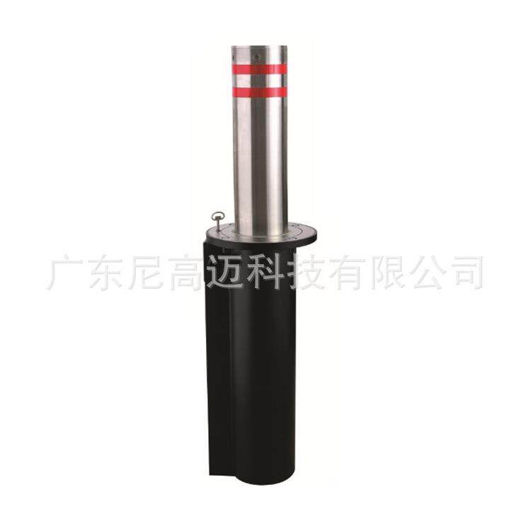 道路半自动升降护路,不锈钢路障路桩,挡车路桩车位地锁