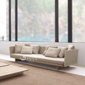 北欧户外实木沙发组合休闲椅室内外庭院花园露天藤编防水防晒家具