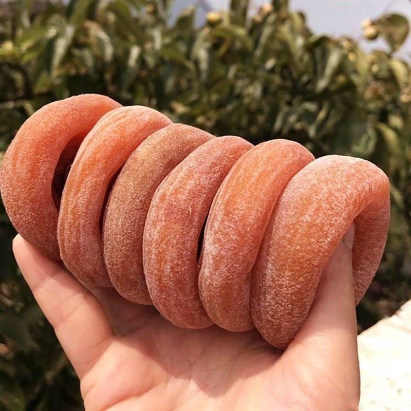 新鲜柿饼500农家自制柿子饼霜降柿干柿子干非富平心流吊柿饼200