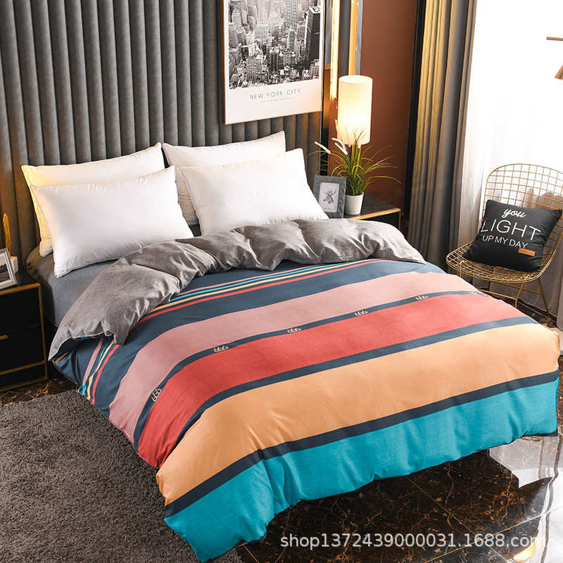 被罩卡通欧风套棉工厂北价米.床上用品学生宿舍单件5单被芦荟1