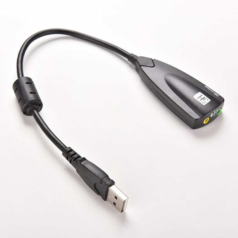 5H V2 7.1 USB Sound Card 5hv2 Audio Adapter USB To 3D CH Vir