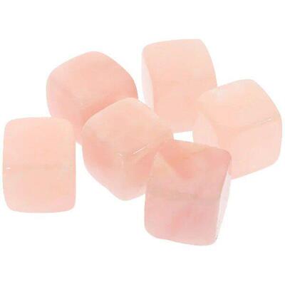 6 pcs Pink Crystal Cubes 1 5 2cm Reusable Cooling Stones