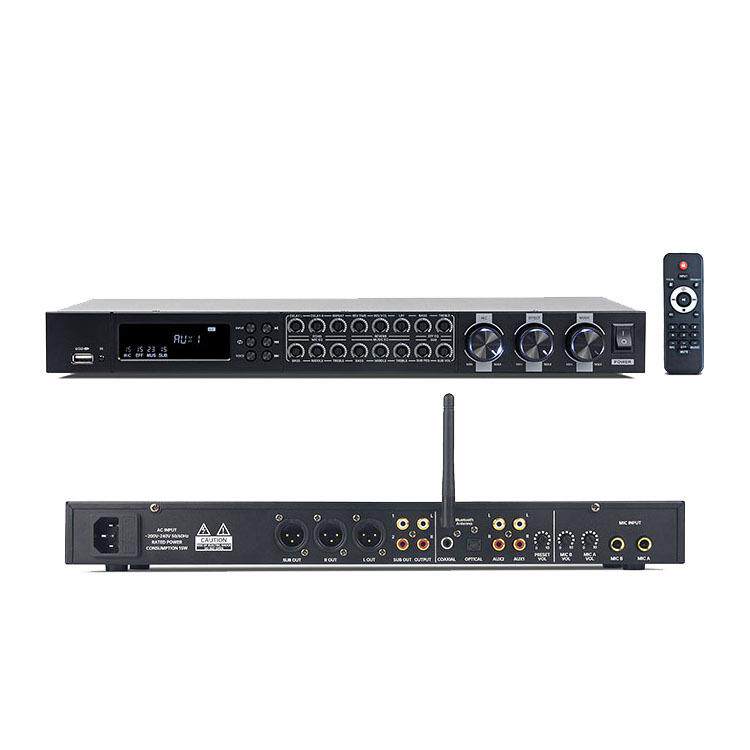 K8模拟效果器专业KTV卡拉OK舞台演出会议婚庆混响前级模拟效果器