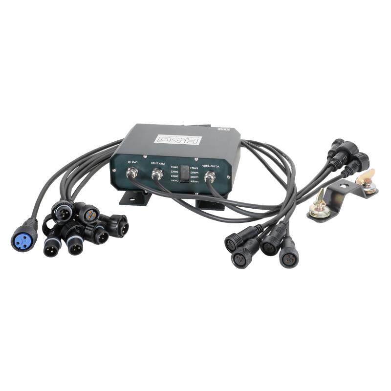 防水4路信号放大器DMX512分配器光电隔离户外演出灯光信号扩大器