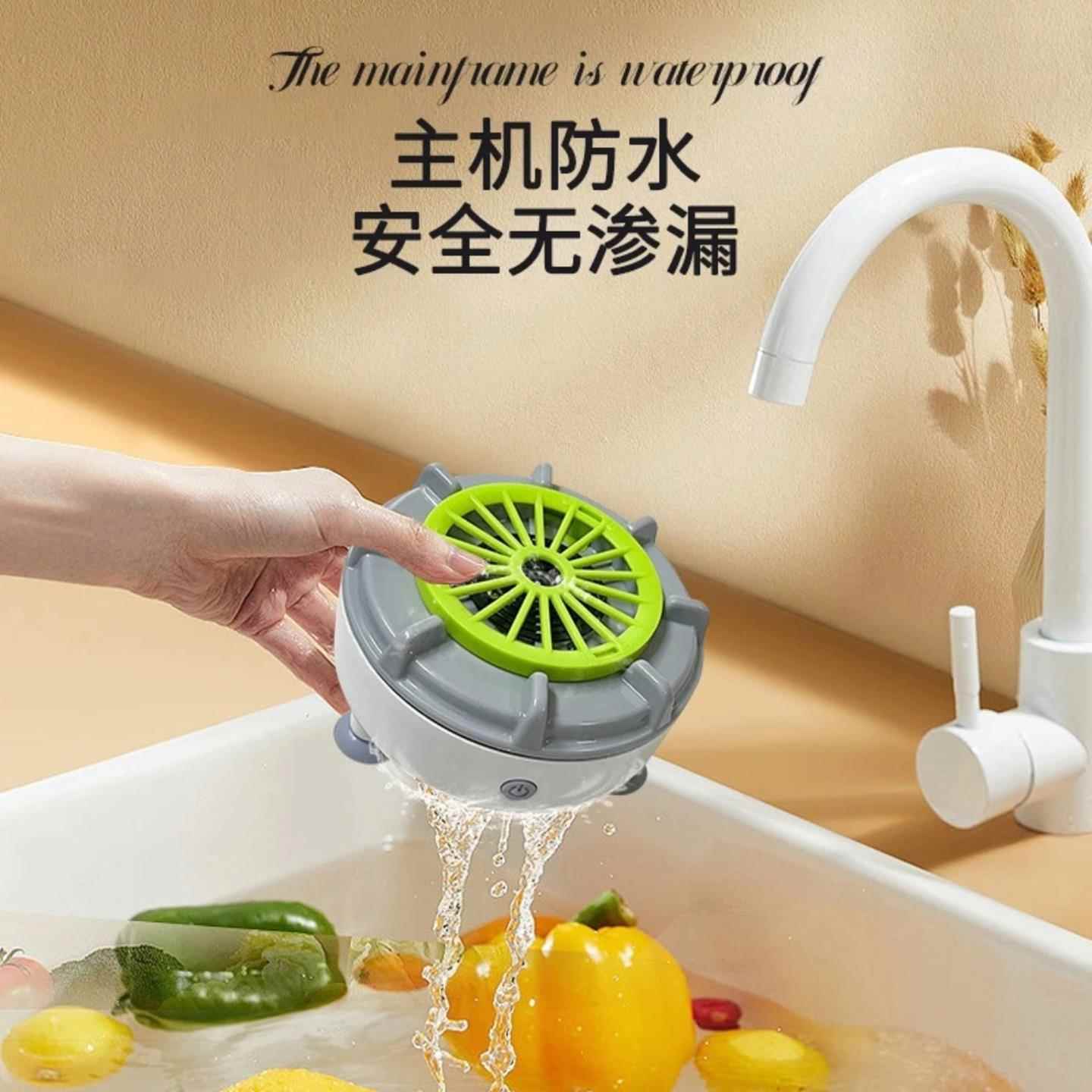 昝品源头工厂果蔬清洗机钛电解释放离子洗菜机蔬菜水果涡轮净化器