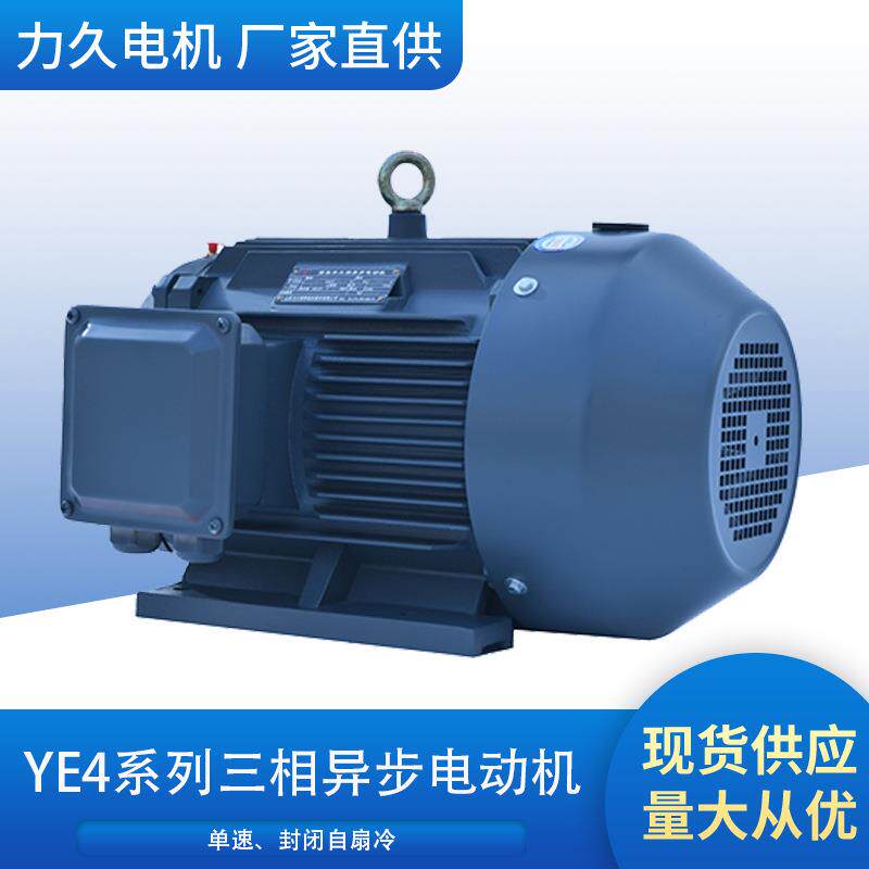 力久YE4(IE4)系列2极三相异步电动机适用风机水泵机械设备电机