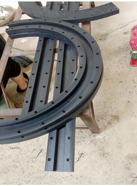 按需制造输送机配件R500转弯轨道绿色转弯82.6链板轨链条网带