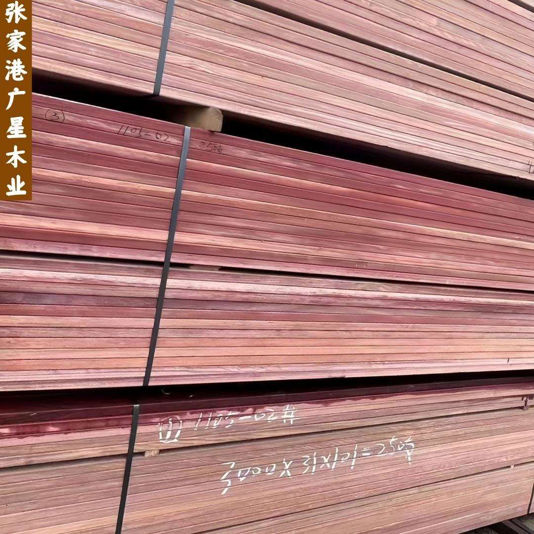红柳桉唐木梢木巴劳木菠萝格银口防腐木栈道地板平台户外栏杆扶手