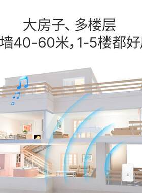 牧锐门铃家用无线室外防水防雨庭院自建房别墅超远距离遥控大音量