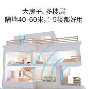 牧锐门铃家用无线室外防水防雨庭院自建房别墅超远距离遥控大音量
