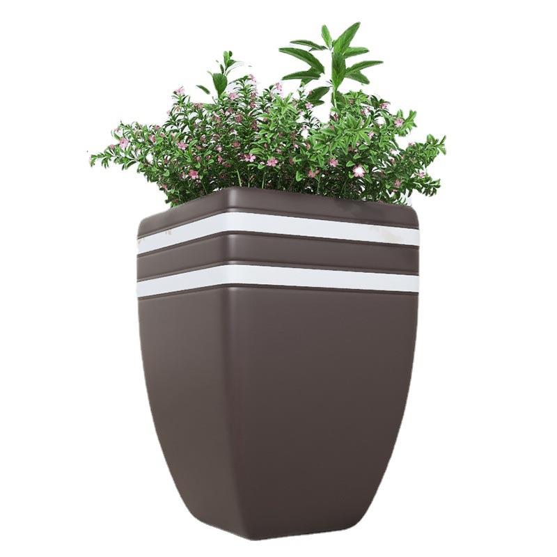 玻璃钢花箱户外阳台专用防腐防裂大号种植箱庭院花盆