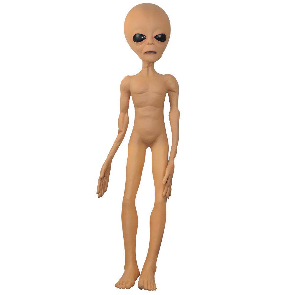 UFO外星人道具尸体鬼屋密室逃脱装饰恐怖真人道具太空人大尺寸影