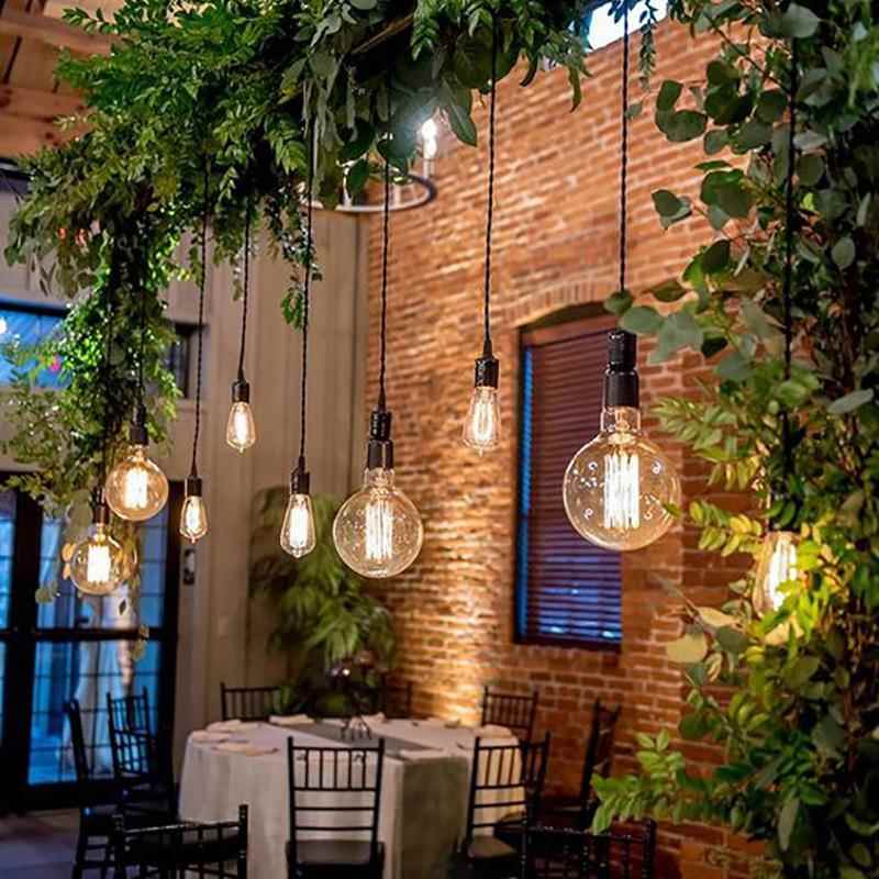 户外防水串求婚围室内XNL布置装饰婚挂庆吊灯浪漫灯氛灯室外钨丝