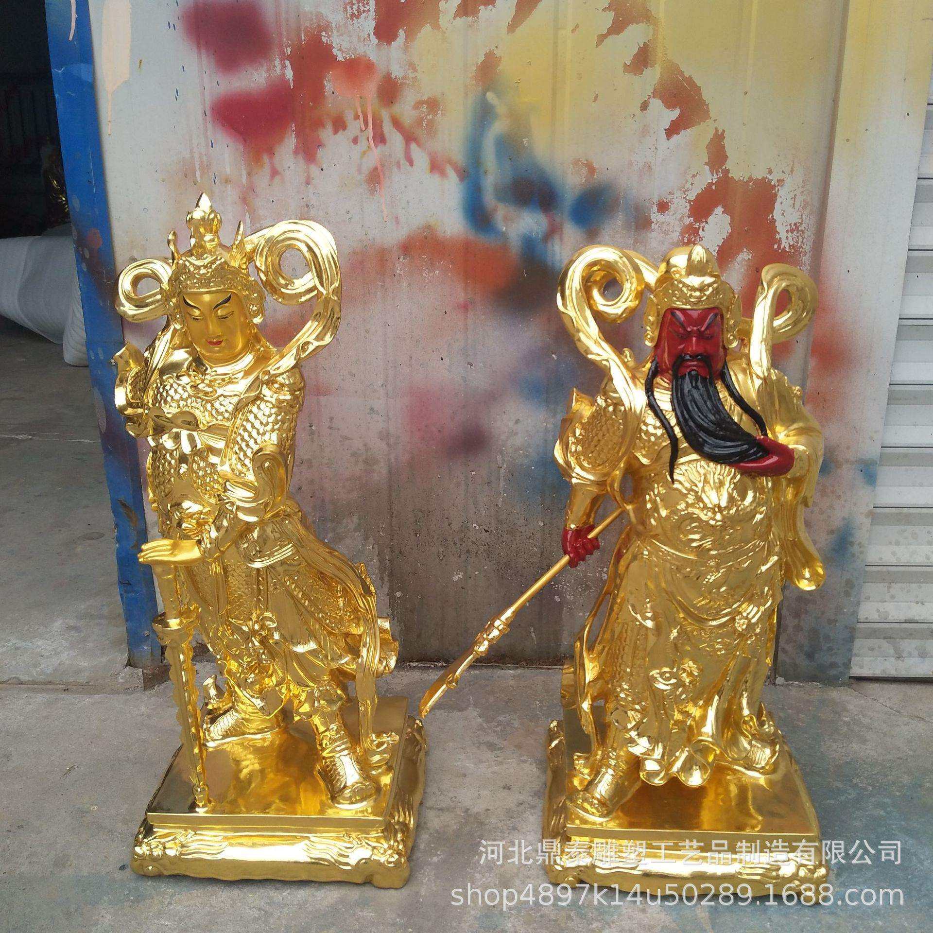 厂家供应纯铜关公 坐关公站关公风水铜关公工艺品摆件