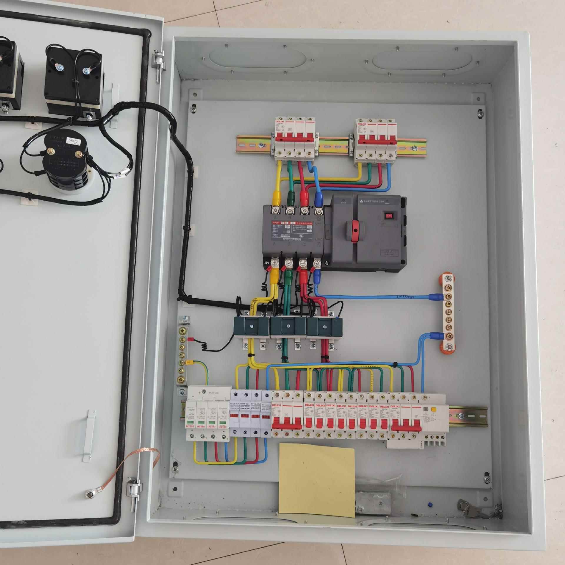 成套装配双电源自动转换PC级隔离型切换CDQ0S2P4P配电箱配电柜