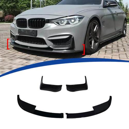 适用于2013-2019款宝马F30改M3前铲前唇MP款4段式