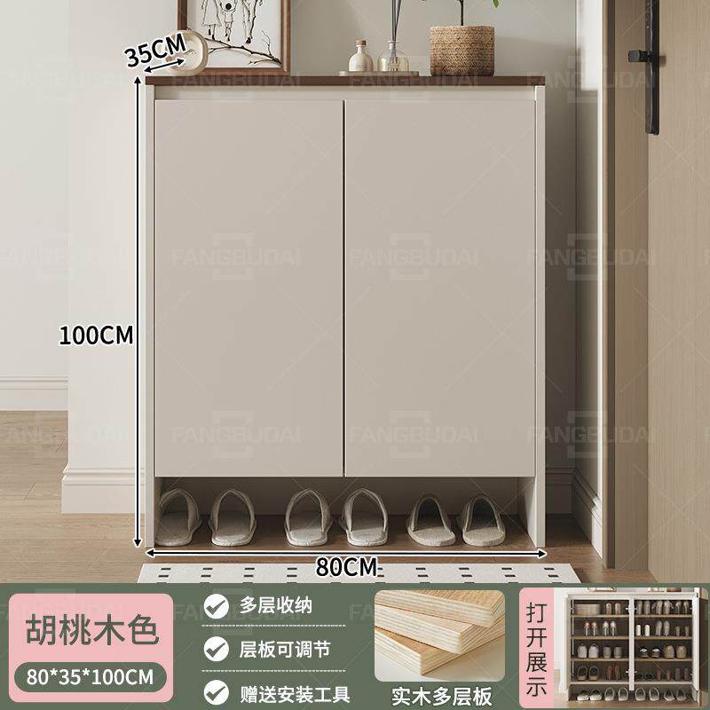 容实木多层板鞋柜一家用门口入户室内鞋玄关985柜体大量架收纳柜
