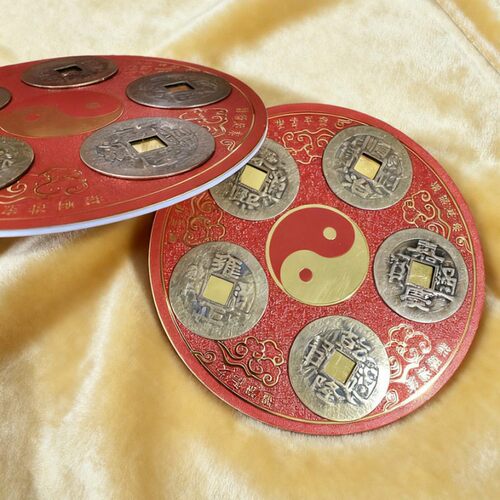 2026新款床头冰箱金属贴解决入户门门对门隐形八卦五帝钱门贴