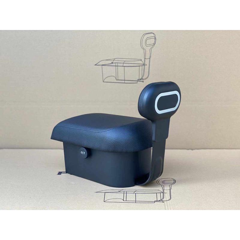 适用九号电动车A35+/A80+/A90/A30C/B80坐垫尾箱载人一体后座尾箱