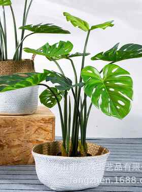 仿真植物背龟竹绿植树装饰客厅落造地大盆假仿真YS-05452绿植景假