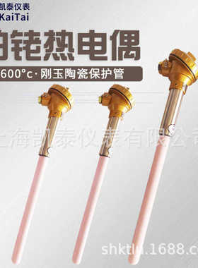 型刚玉铑s耐高温铑型热电偶铂wrp130铂热电偶高温-护套b丝炉高温