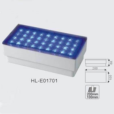 地灯户外防方水HLE01501现货形2砖40V12V地面嵌入式长形正方LED冰