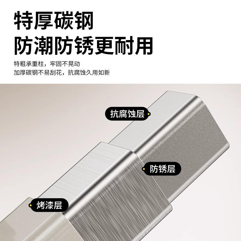 钢制厨多能置物架功落地多层微波纳炉一体靠墙收柜储物柜餐房2511