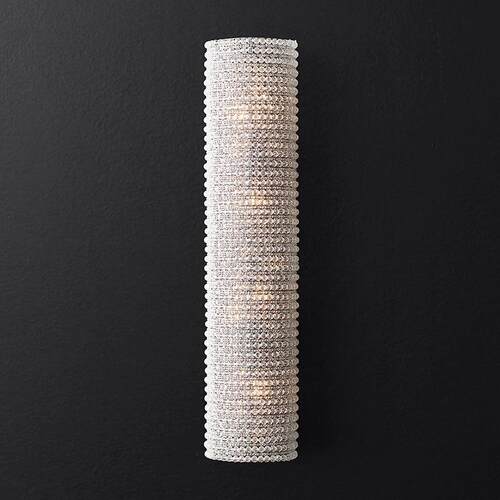 美式复古长条水晶壁灯北欧简约轻奢客厅背景墙过道卧室床头灯壁灯