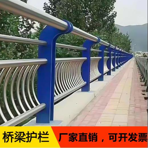 不锈钢桥梁护栏天桥复合管河道福建菠萝格扶手栏防撞防护栏