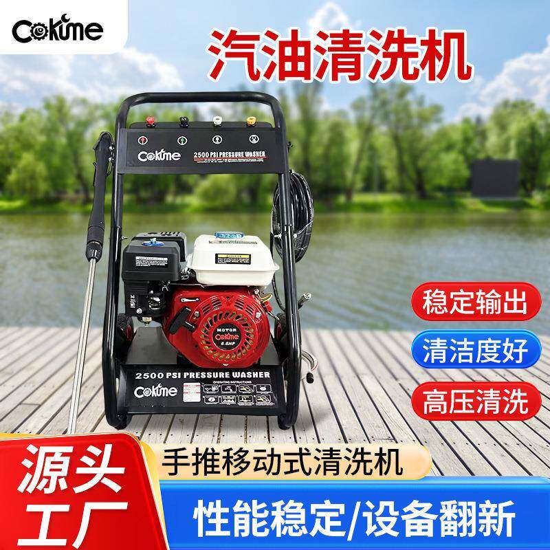 手推移动式高压清洗机高压水枪洗车店家用商用稳定输出清洗机
