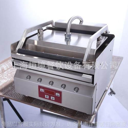 商用双面煎炉 台式双面扒炉 西餐厅牛排煎烤机 电脑版压板扒炉