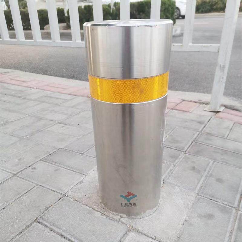 不锈钢防撞柱304不锈钢止车柱反光警示柱挡车桩路桩工厂优惠