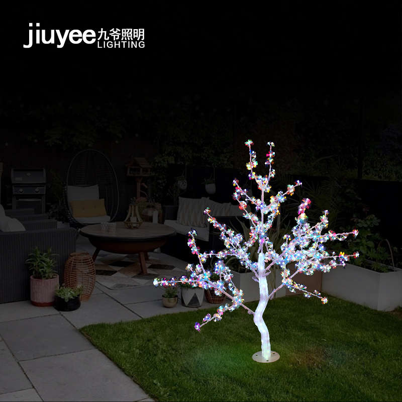 灯景观灯.水晶灯庭院同步七彩led发光灯装饰灯户外5m防雨树水1