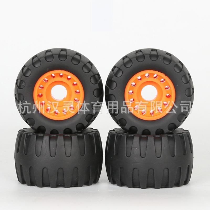 滑板越野减震轮 公路轮76x45mm 轴承套筒
