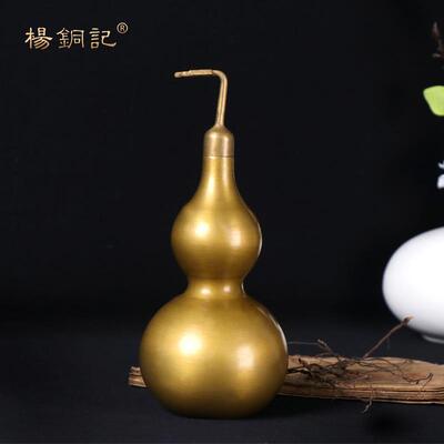 杨铜记 铜葫芦 福禄葫芦铜器摆件 工艺品摆件 光面葫芦