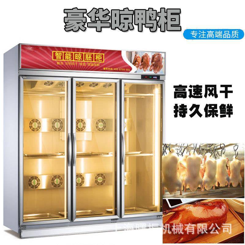 商用晾鸭柜风冷乳鸽吹干单门腊肉叉烧五花肉保鲜柜鸭胚除湿柜厂家