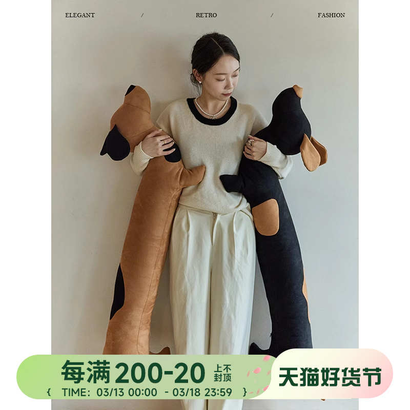 精品蜡笔派阿旺睡觉夹腿枕长条抱枕靠垫午睡枕靠枕腰枕颈枕卧室礼
