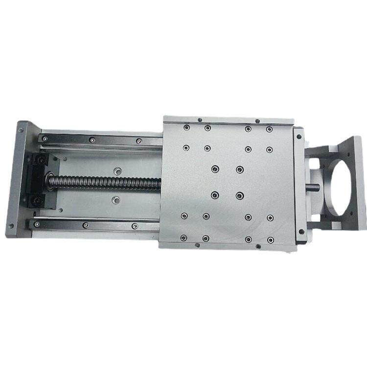 包邮滑台模组滚动直线导轨带轴承座双滑块方导轨滑台660mm