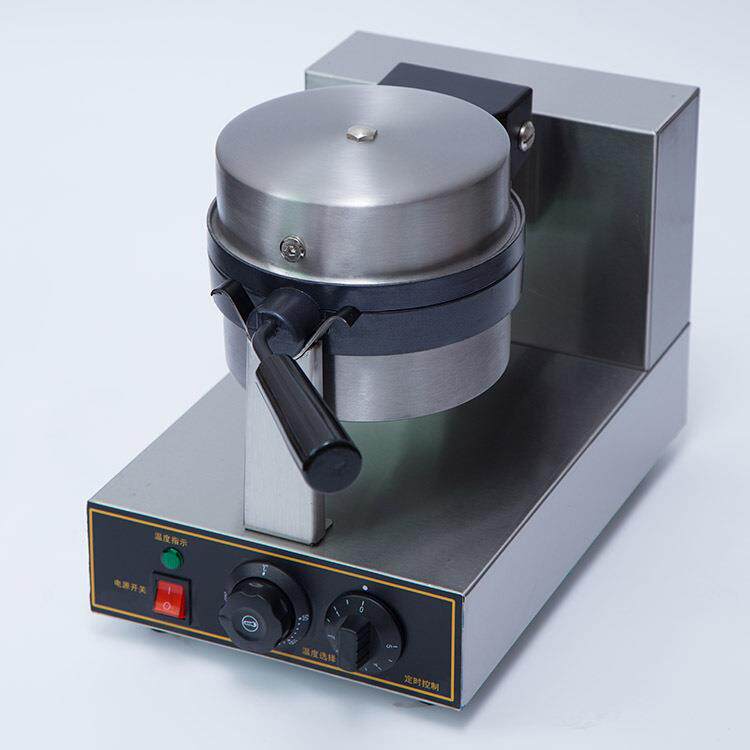 厂家直销全自动商用旋转华夫炉翻转松饼机电热款华夫格仔饼机