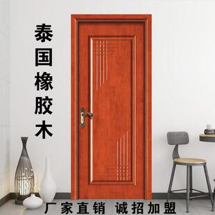 木门厂家家奢用室卧406室门简约轻隔音木内门橡木深雕实房间门
